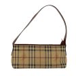 BURBERRY Nova Check Shoulder Bag PVC Leather BeigeNew 47645 Online Sale