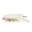 FENDI Shoulder Strap Leather White Multicolor  am189g Fashion