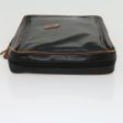 CELINE Clutch Bag Leather Black ar7220 Discount