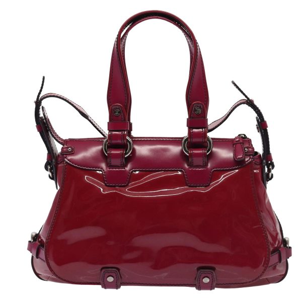 CELINE Hand Bag Patent leather 2way Pink 77739 Hot on Sale