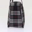 BURBERRY Nova Check Hand Bag Nylon BlackNew ep1123 Discount