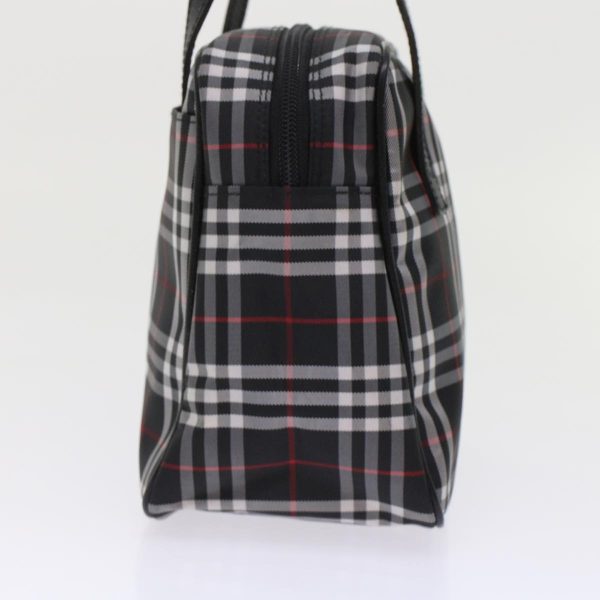 BURBERRY Nova Check Hand Bag Nylon BlackNew ep1123 Discount