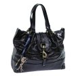 Chloe Kerala Hand Bag Enamel Black  yb548 Online