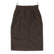 FENDI Zucchino Canvas Skirt Brown  ar6747 Discount