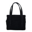 CELINE Hand Bag Suede Black ar12225 Cheap