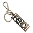 FENDI Key Holder Metal Silver  ac2145 Online