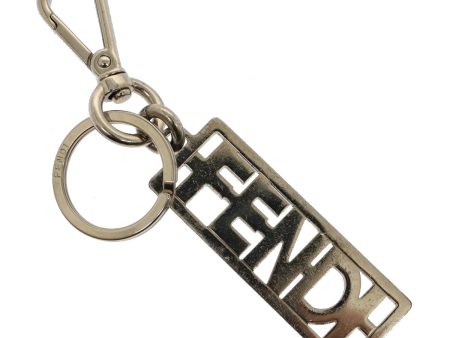 FENDI Key Holder Metal Silver  ac2145 Online