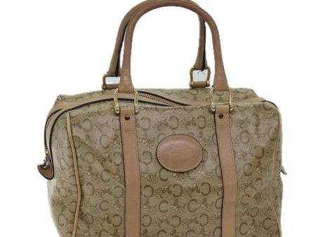 CELINE C Macadam Canvas Boston Bag Beige bs13615 Online