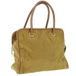 CELINE Hand Bag Nylon Khaki 64274 Sale