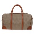 CELINE Macadam Canvas Boston Bag Beige 77712 Fashion