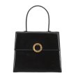 CELINE Hand Bag Leather Black Gold 98746 on Sale