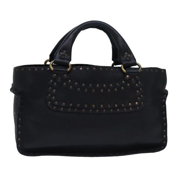 CELINE Boogie bag Hand Bag Leather Black yk13074 Discount