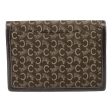 CELINE C Macadam Canvas Clutch Bag Brown 90256 Supply