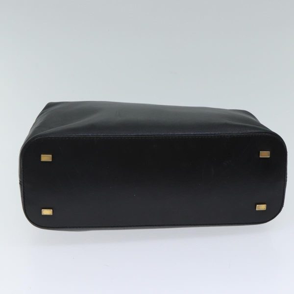 CELINE Hand Bag Leather Black 72409 Discount