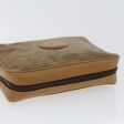 CELINE C Macadam Canvas Clutch Bag Beige bs5459 Sale