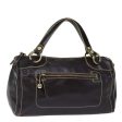 CELINE Hand Bag Leather Brown bs14296 Online