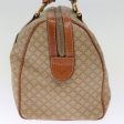 CELINE Macadam Canvas Boston Bag Beige 76020 on Sale