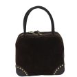 CELINE Hand Bag Suede 2way Brown ep3900 Online now