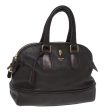 CELINE Hand Bag Leather Brown bs15316 For Sale