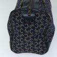 CELINE C Macadam Canvas Hand Bag Navy 73095 Online