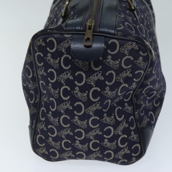 CELINE C Macadam Canvas Hand Bag Navy 73095 Online