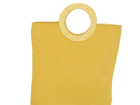 CELINE Hand Bag Nylon Yellow ar9694B Supply