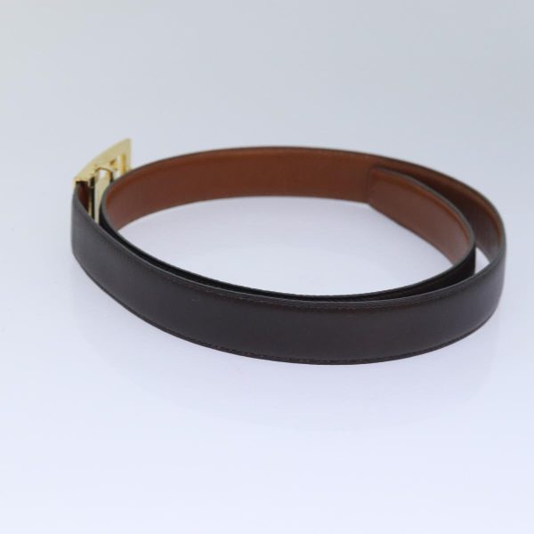 CELINE Belt Leather 35   Black ar12246 Online