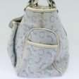 CELINE C Macadam Canvas Hand Bag Light Blue mr302 on Sale