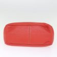 CELINE Hand Bag Leather Red 77382 Online