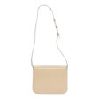 CELINE Circle Shoulder Bag Enamel Beige Gold 89224 Cheap