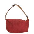 CELINE C Macadam Canvas Hand Bag Red ar11578B Discount