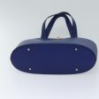 CELINE Hand Bag Leather Blue bs13304 Online Hot Sale