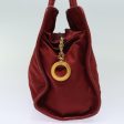 CELINE Hand Bag Nylon Red 81901 on Sale