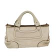 CELINE Boogie bag Hand Bag Leather Beige Silver bs16783 Online now