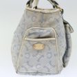 CELINE C Macadam Canvas Hand Bag Light Blue 71535 Online now