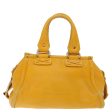 CELINE Hand Bag Leather Yellow fm3342 Hot on Sale