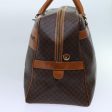 CELINE Macadam Canvas Boston Bag 2way Brown yk11378 Cheap