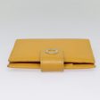 CELINE Day Planner Cover Leather Yellow Gold 89011 Discount