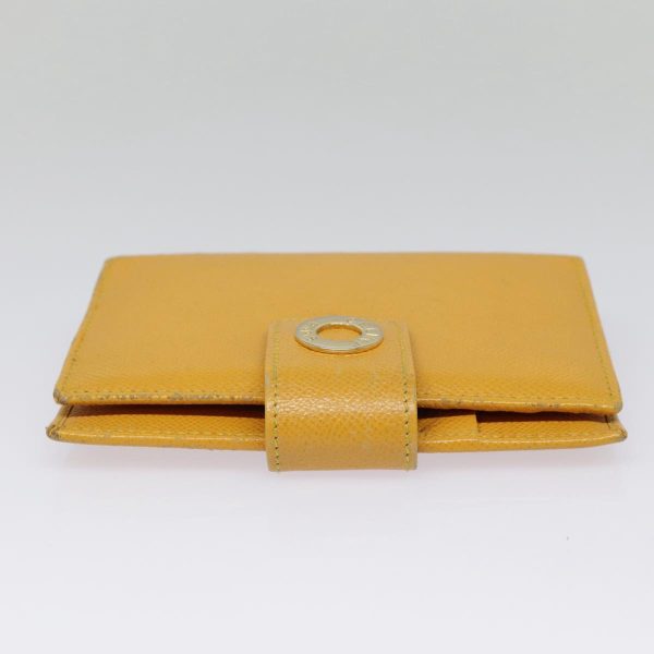 CELINE Day Planner Cover Leather Yellow Gold 89011 Discount