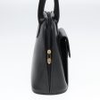 CELINE Hand Bag Leather 2way Black Gold 85493 Online Sale