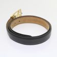 CELINE Horse Carriage Belt Leather 2Set Black bs9815 Hot on Sale