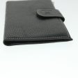 CELINE Long Wallet Leather Black 55628 Cheap