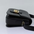 CELINE Horse Carriage Shoulder Bag Leather Black ki4569 For Discount