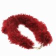 FENDI Shoulder Strap fur 35   Red  am3524 For Discount