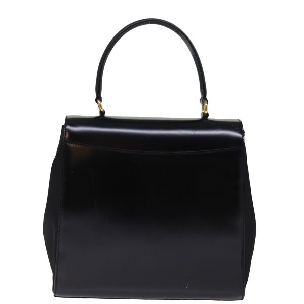 CELINE Hand Bag Patent leather 2way Black 76412 on Sale