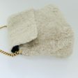 CELINE Chain Shoulder Bag Wool White 66964 Online Hot Sale