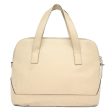 CELINE Hand Bag Leather Beige 80891 For Cheap