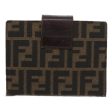 FENDI Zucca Canvas Day Planner Cover Black Brown 2289 31099 009  56779 Hot on Sale