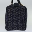 CELINE C Macadam Canvas Hand Bag Navy 66941 on Sale