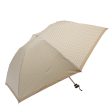 CELINE Macadam Canvas folding Umbrella Nylon Beige bs9906 Supply